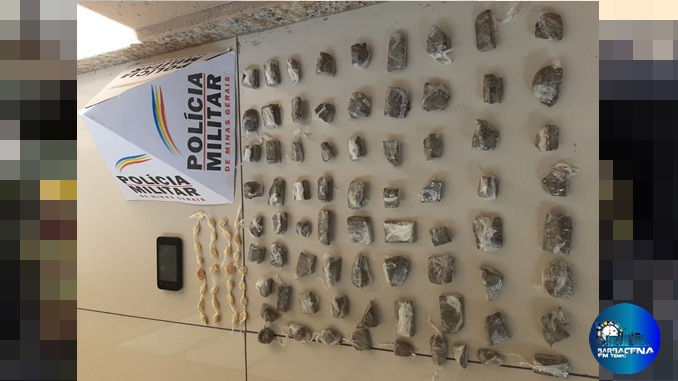 Menor é apreendido por tráfico de drogas em Barbacena