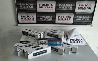 Homem é preso por contrabando de cigarros em Santos Dumont