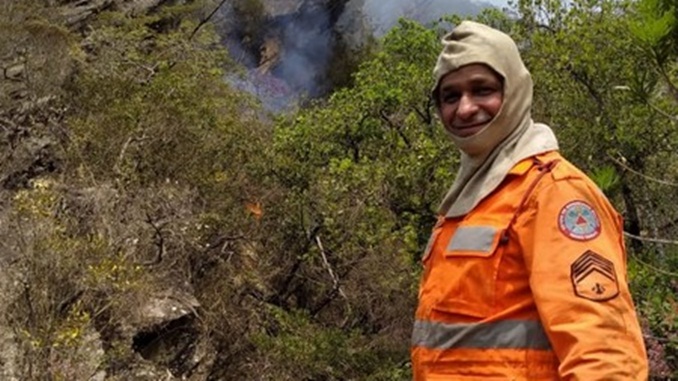 Bombeiro barbacenense morre durante combate a incêndio