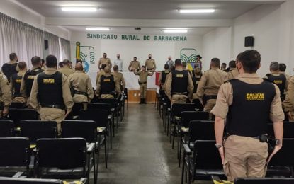 Militares iniciam Curso de Patrulha Rural da 13ª Região da Polícia Militar