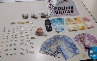 Autores foram presos por tráfico de drogas em Arantina