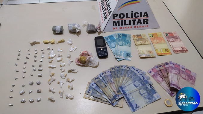 Autores foram presos por tráfico de drogas em Arantina