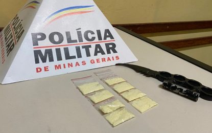 Polícia Militar apreende drogas no Bairro Santa Luzia em Barbacena