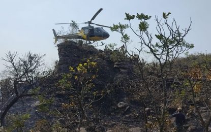 Atualização sobre o incêndio na Serra do São José