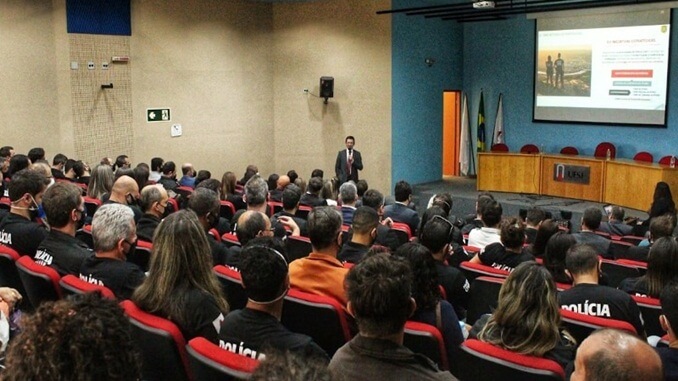 13° Departamento inaugura delegacia em São Tiago e participa de reunião de alinhamento estratégico