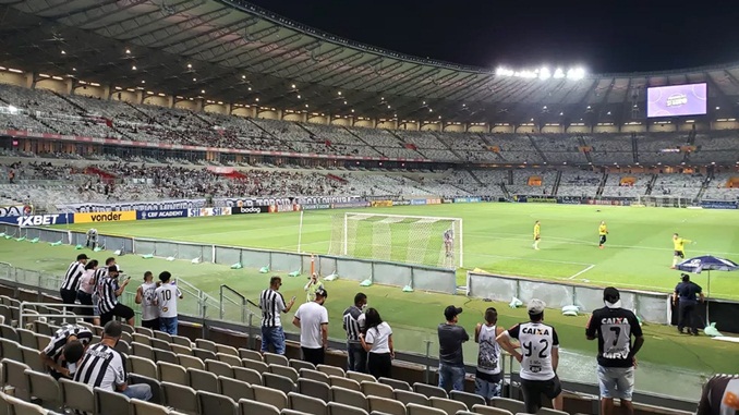 Galo tem prejuízo de R$ 35 mil em partida contra o Internacional