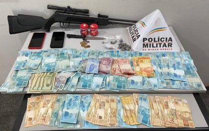 Homem é preso por tráfico de drogas em Santos Dumont