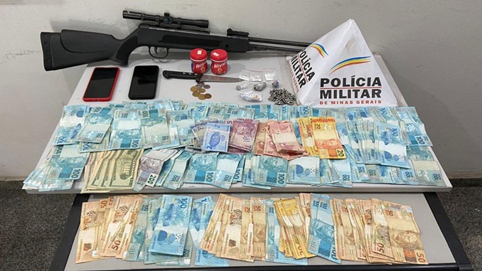 Homem é preso por tráfico de drogas em Santos Dumont