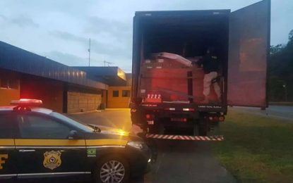 Carga roubada avaliada em R$ 450 mil é recuperada em Sete Lagoas