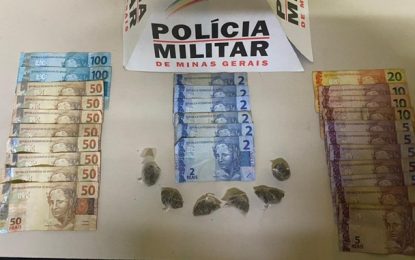 Jovens são detidos com drogas e dinheiro em Barbacena