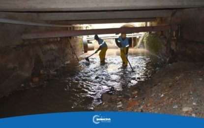 Pontilhão passa por obras para diminuir impacto das chuvas