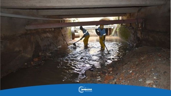 Pontilhão passa por obras para diminuir impacto das chuvas