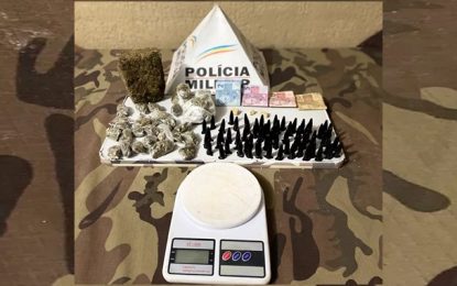 Polícia Militar faz apreensão em combate ao tráfico de drogas em Juiz de Fora