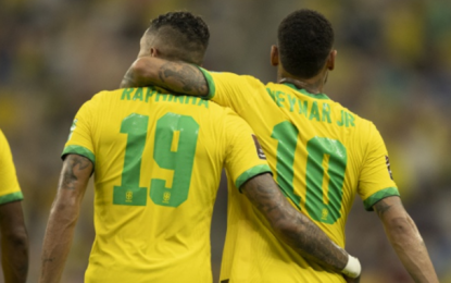 Brasil goleia o Uruguai em Manaus pelas eliminatórias Copa do Mundo FIFA 2022